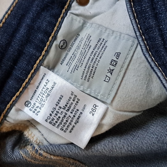 AG the Farrah Skinny Ankle high rise denim jeans sz26 - Picture 6 of 16